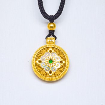 GXP2120-L-黄金珐琅翡...