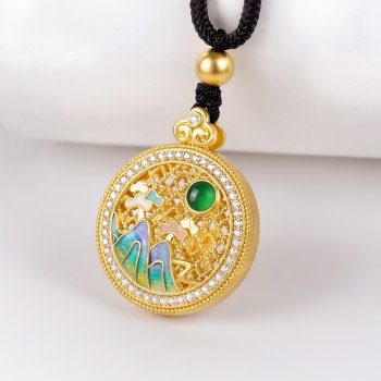 GXP1010-黄金翡翠珐琅...