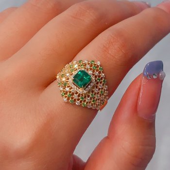 HCR1003-祖母绿镶嵌-...