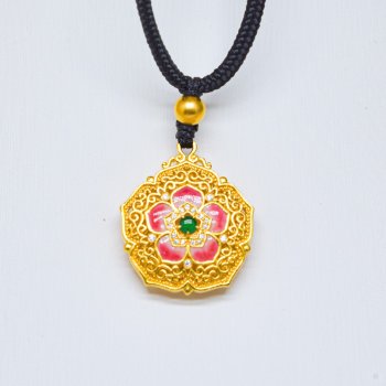 GXP2115-黄金珐琅翡翠...