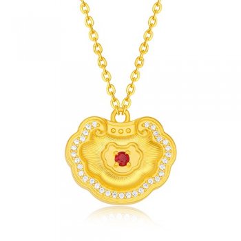 GCP1040-黄金红宝钻石...